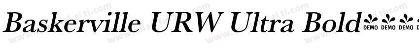 Baskerville URW Ultra Bold字体转换